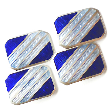 SILVER, ENAMEL BLUES